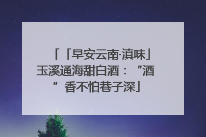 「早安云南·滇味」玉溪通海甜白酒：“酒”香不怕巷子深