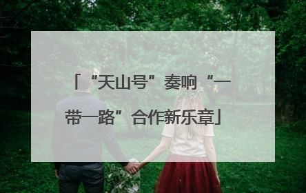 “天山号”奏响“一带一路”合作新乐章
