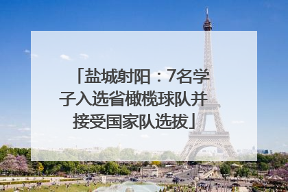盐城射阳：7名学子入选省橄榄球队并接受国家队选拔