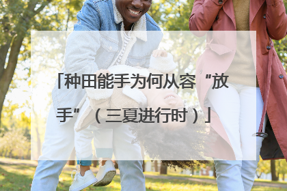 种田能手为何从容“放手”（三夏进行时）