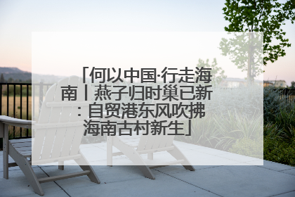 何以中国·行走海南丨燕子归时巢已新：自贸港东风吹拂 海南古村新生