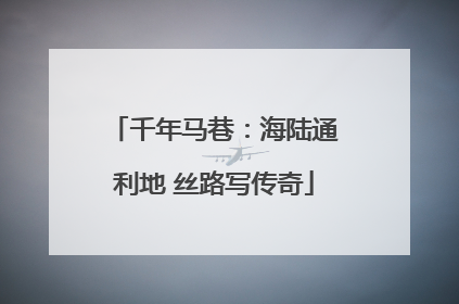 千年马巷：海陆通利地 丝路写传奇