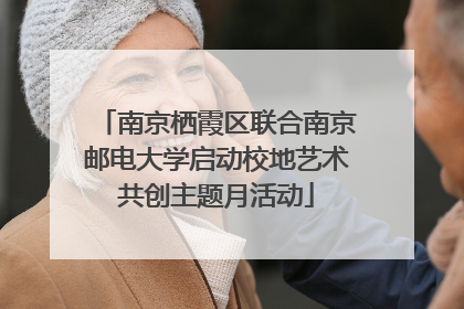 南京栖霞区联合南京邮电大学启动校地艺术共创主题月活动