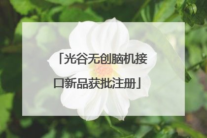 光谷无创脑机接口新品获批注册