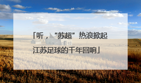 听，“苏超”热浪掀起江苏足球的千年回响