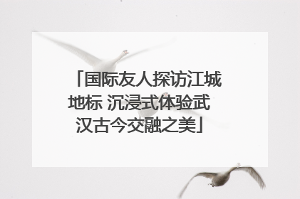国际友人探访江城地标 沉浸式体验武汉古今交融之美