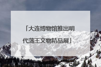 大连博物馆推出明代藩王文物精品展