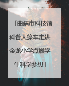 曲靖市科技馆科普大篷车走进金龙小学点燃学生科学梦想