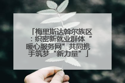 梅里斯达斡尔族区：织密新就业群体“暖心服务网”共同携手筑梦“新力量”