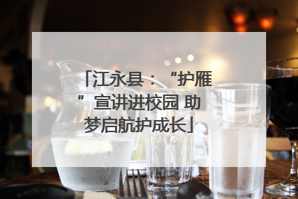江永县：“护雁”宣讲进校园 助梦启航护成长