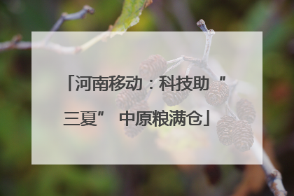 河南移动：科技助“三夏” 中原粮满仓