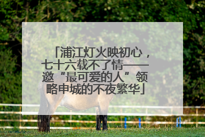 浦江灯火映初心，七十六载不了情——邀“最可爱的人”领略申城的不夜繁华