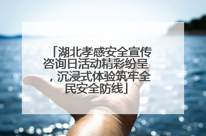 湖北孝感安全宣传咨询日活动精彩纷呈，沉浸式体验筑牢全民安全防线