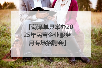 菏泽单县举办2025年民营企业服务月专场招聘会