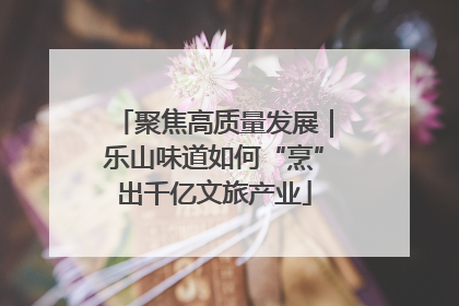 聚焦高质量发展｜乐山味道如何“烹”出千亿文旅产业