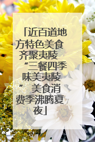 近百道地方特色美食齐聚夷陵 “三餐四季 味美夷陵” 美食消费季沸腾夏夜
