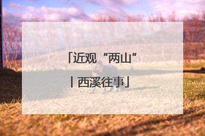 近观“两山”丨西溪往事