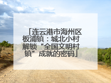 连云港市海州区板浦镇：城北小村解锁“全国文明村镇”成就的密码
