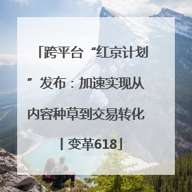 跨平台“红京计划”发布：加速实现从内容种草到交易转化丨变革618