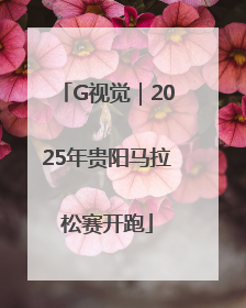 G视觉｜2025年贵阳马拉松赛开跑